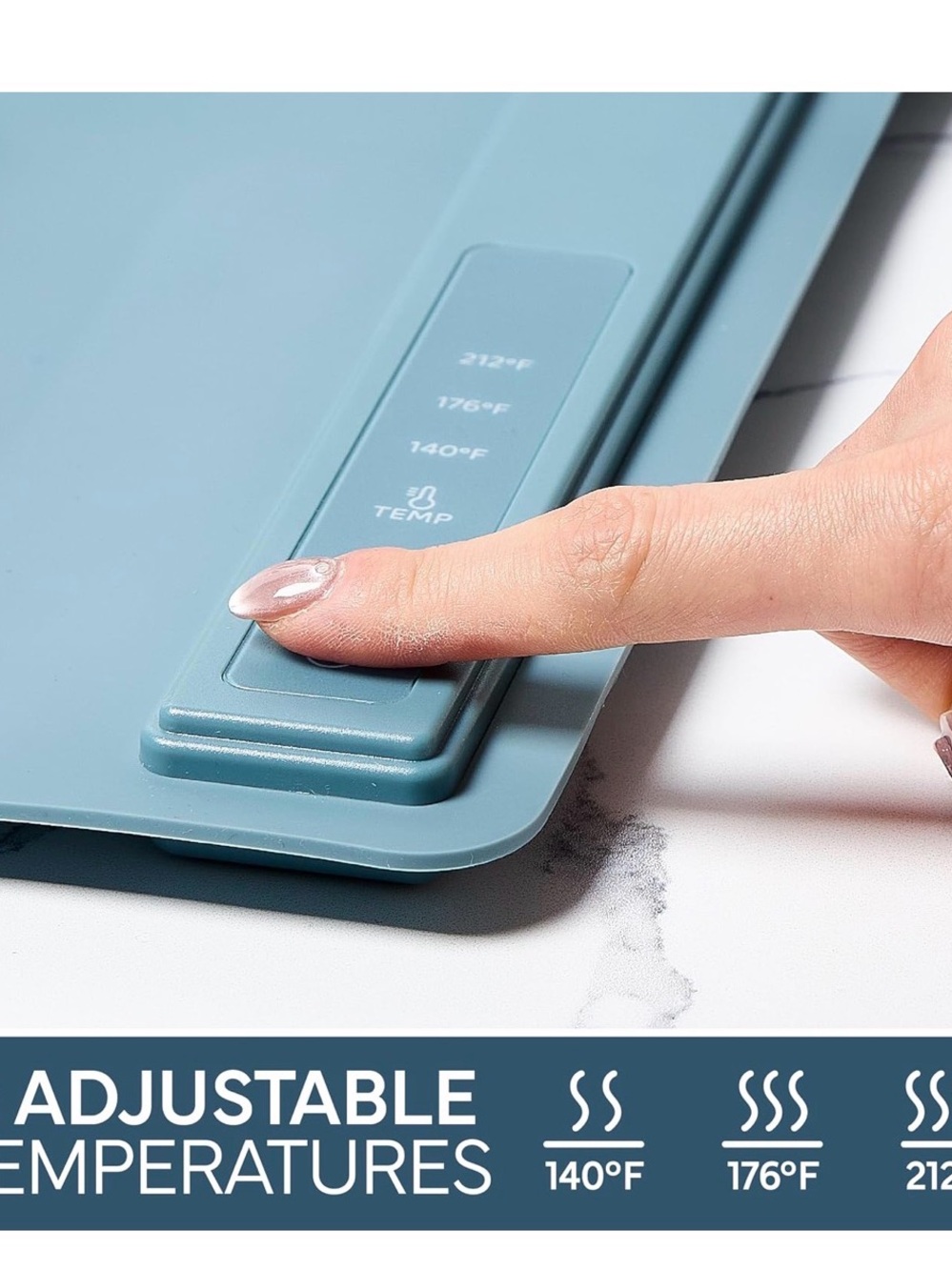 CWC Rollable Electric Warming Mat - Blue - Picture 3 of 4